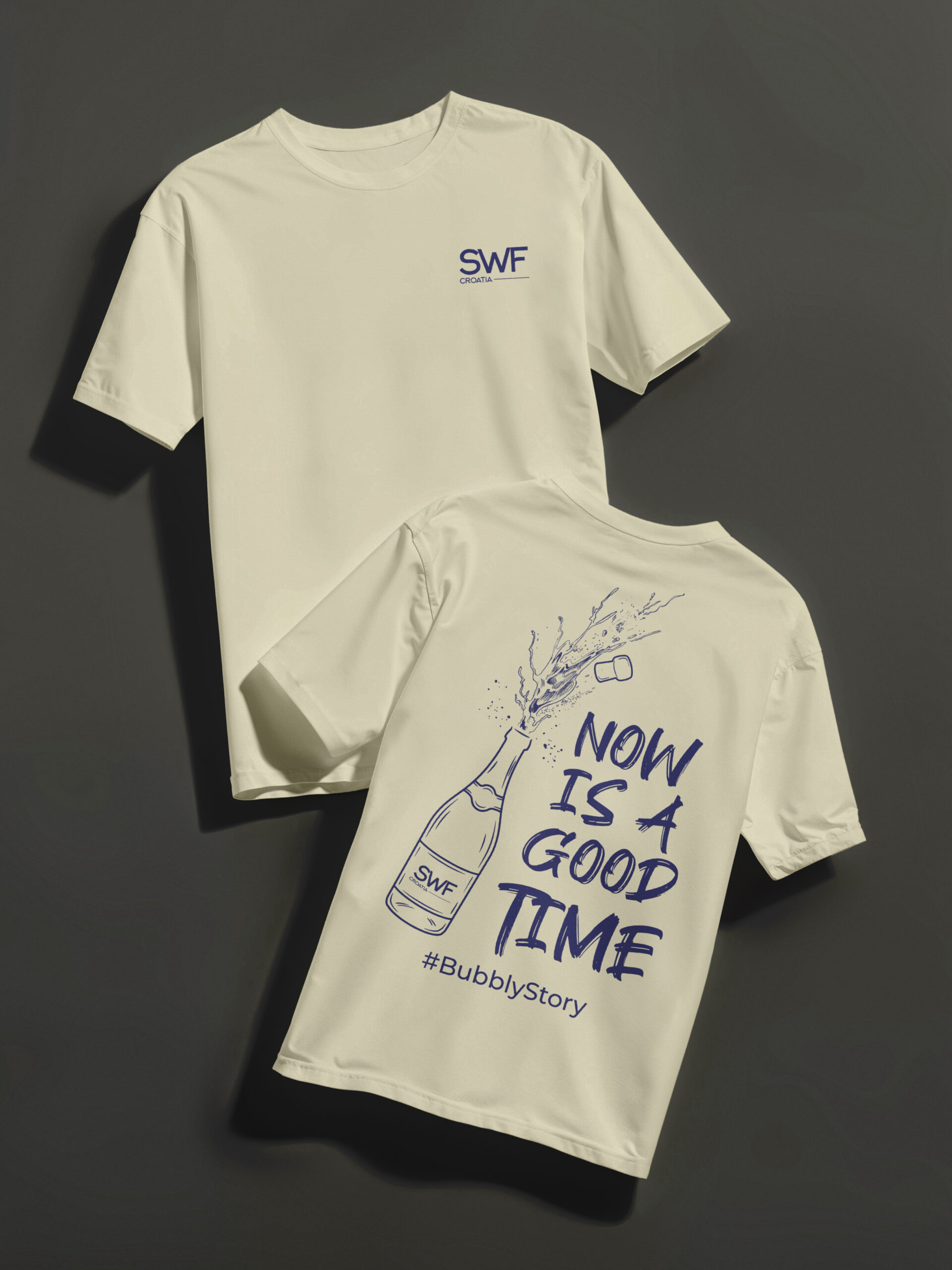 Sparkling wine fest NOW IS A GOOD TIME Bež Majica image