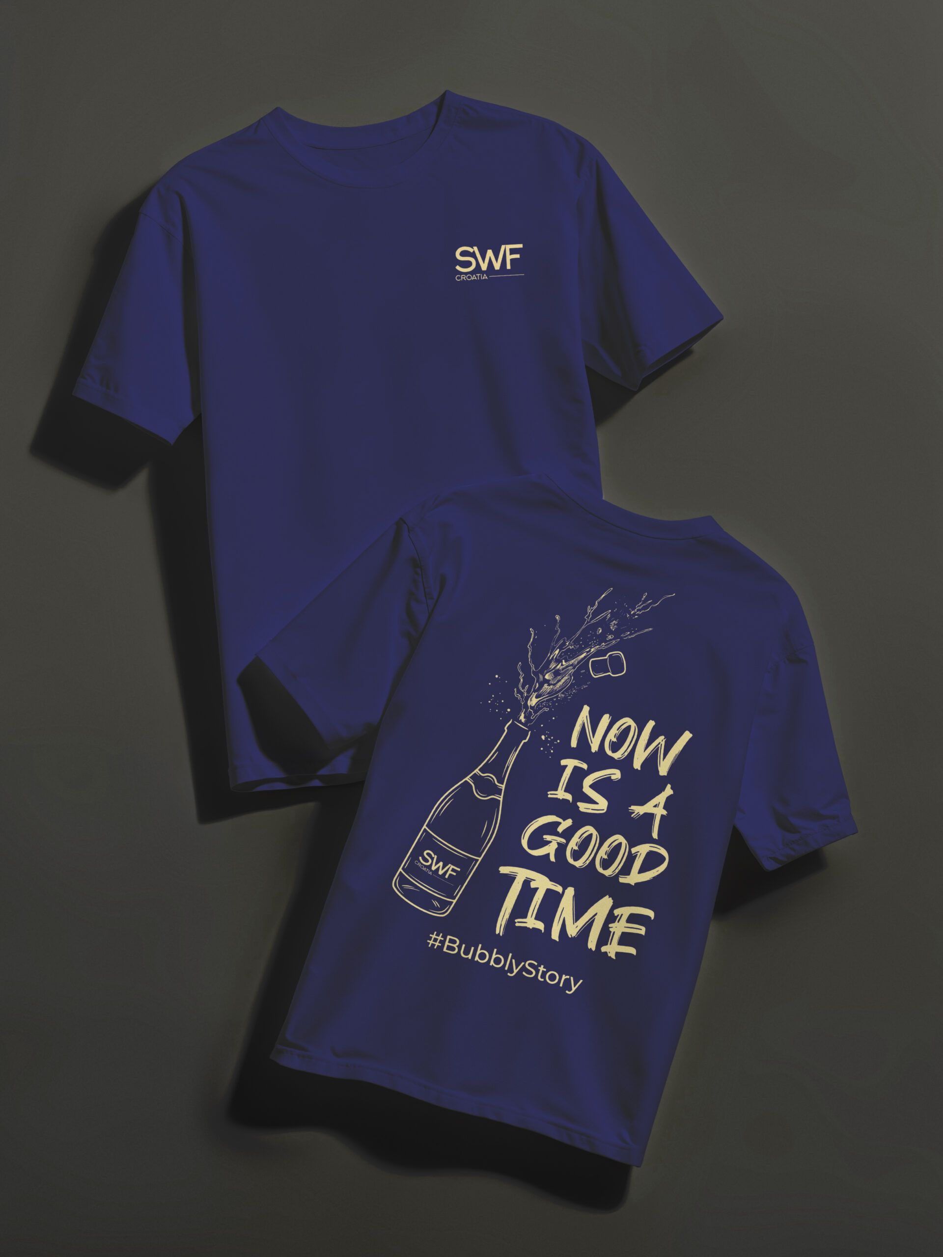 Sparkling wine fest NOW IS A GOOD TIME Ultramarin Majica image