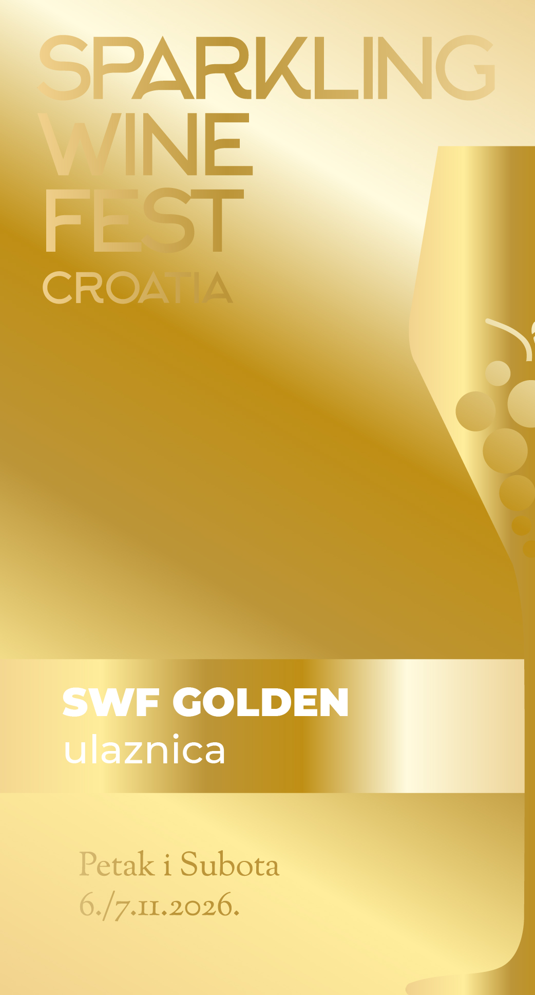 Sparkling wine fest SWF GOLDEN Ulaznica image