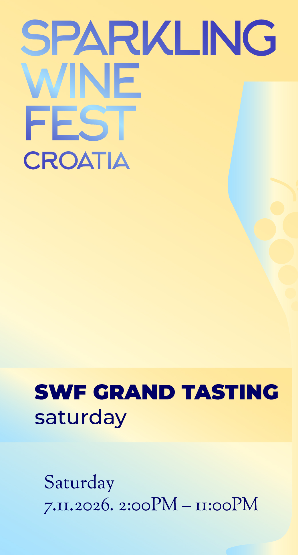 Sparkling wine fest Grand Tasting – Saturday 7.11. image