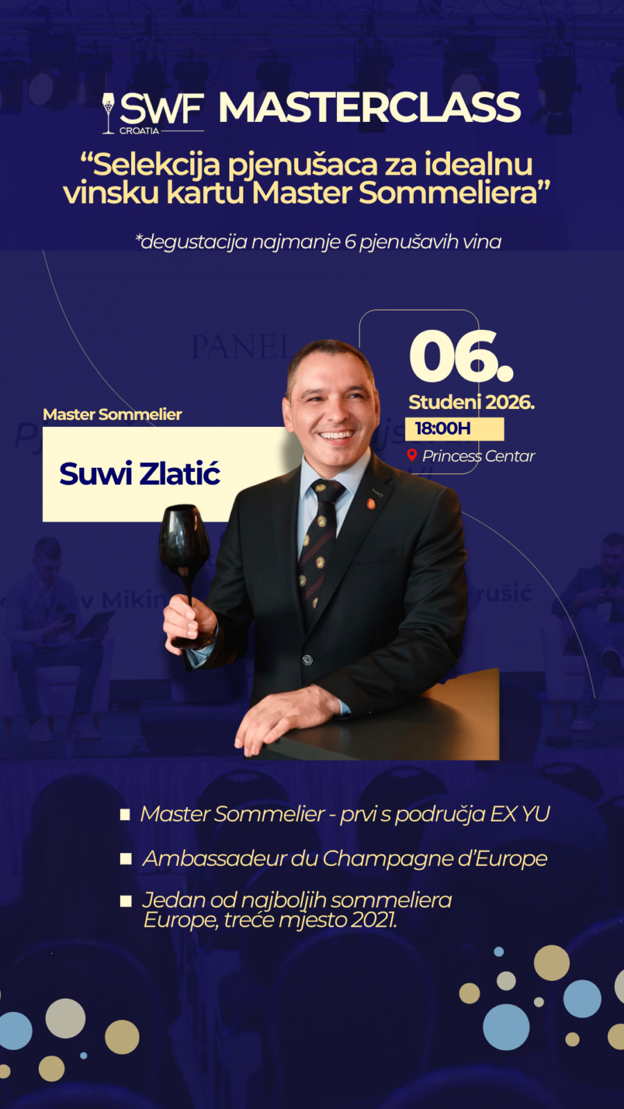 Selekcija pjenušaca za idealnu vinsku kartu by Master Sommelier Suwi Zlatić